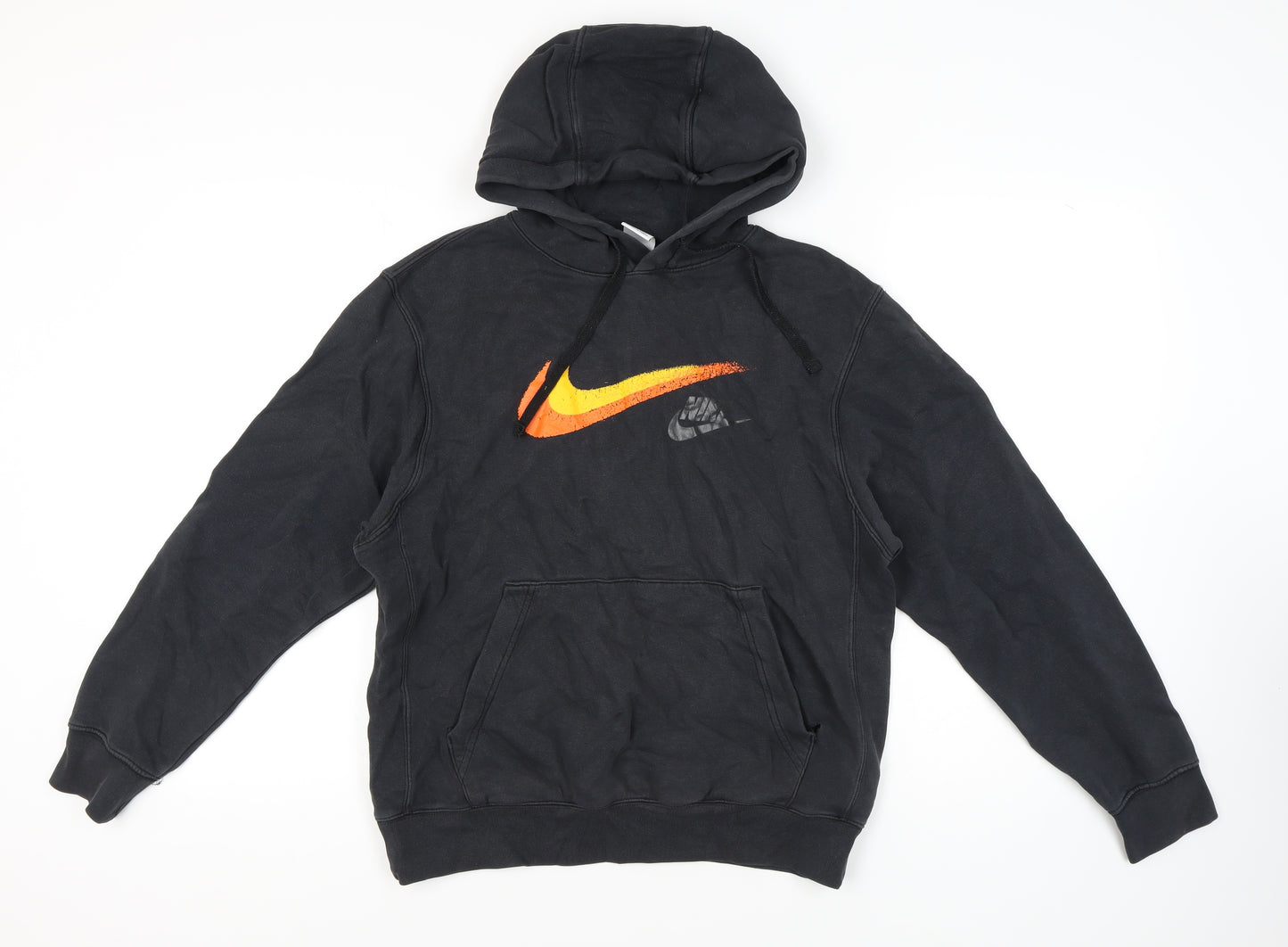 Nike Men's Black Pullover Hoodie, Size S