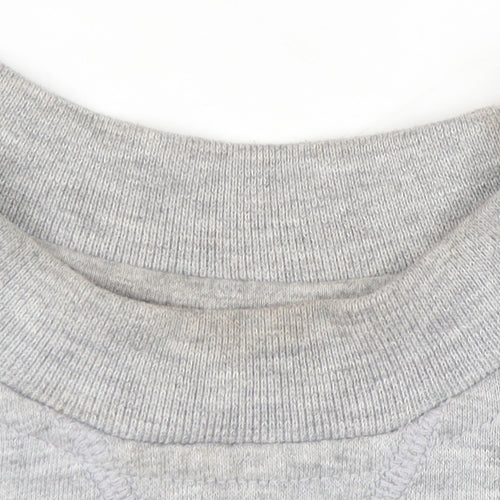 Reebok Grey Unisex Pullover Sweatshirt Size 12