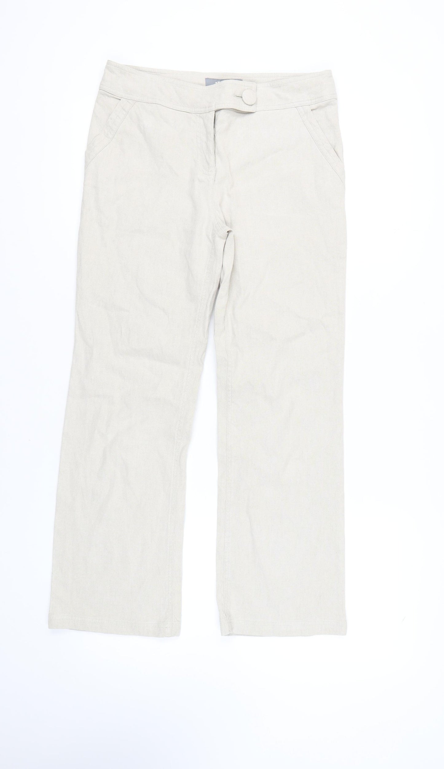 Marks and Spencer Beige Women’s Trousers Size 12