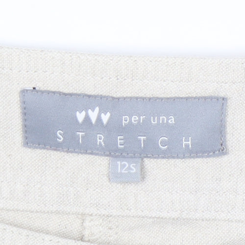 Marks and Spencer Beige Women’s Trousers Size 12