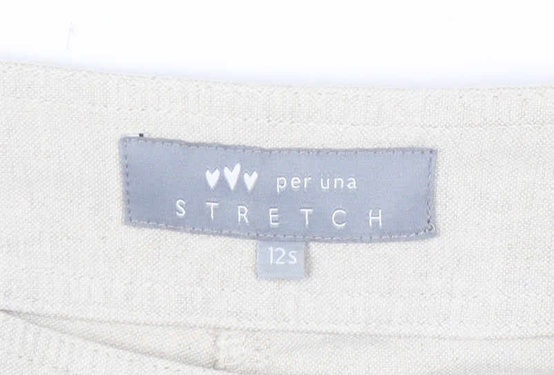 Marks and Spencer Beige Women’s Trousers Size 12