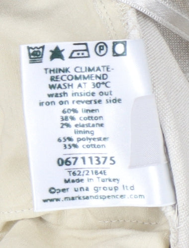 Marks and Spencer Beige Women’s Trousers Size 12