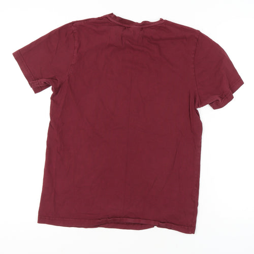 Ellesse Men's Red S T-Shirt, Graphic Logo, Sports Style