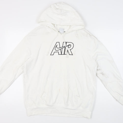 Nike Men's White XS Pullover Hoodie