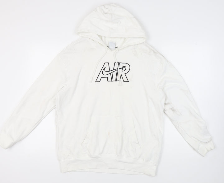 Nike Men's White XS Pullover Hoodie