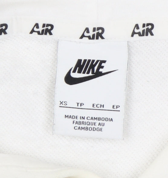 Nike Men's White XS Pullover Hoodie