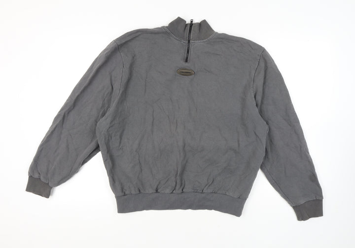 Collusion Men's Grey Full Zip XL Sweatshirt