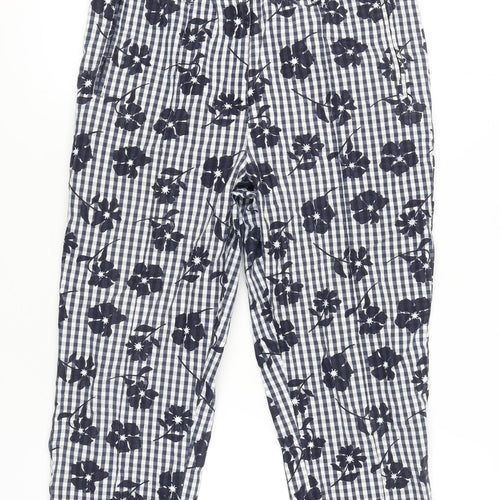 Cotton Traders Women's Blue Cropped Trousers Size 12