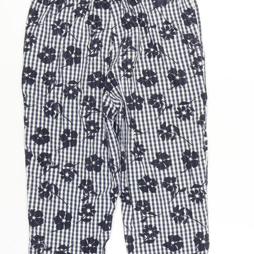 Cotton Traders Women's Blue Cropped Trousers Size 12