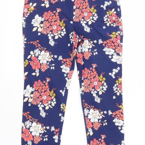 Old Navy Floral Cropped Trousers for Women Size 6