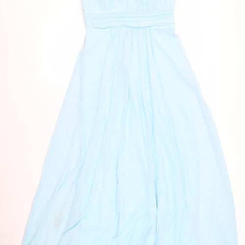 Ever Pretty Women's Long Blue Lace Formal Dress S