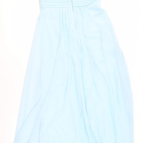 Ever Pretty Women's Long Blue Lace Formal Dress S