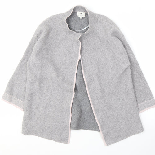 benedetta.b Women's Grey Cardigan XL 3/4 Sleeve