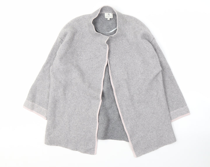 benedetta.b Women's Grey Cardigan XL 3/4 Sleeve