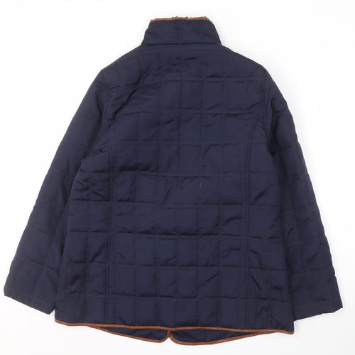 Alexara Women's Blue Quilted Jacket, Size 14
