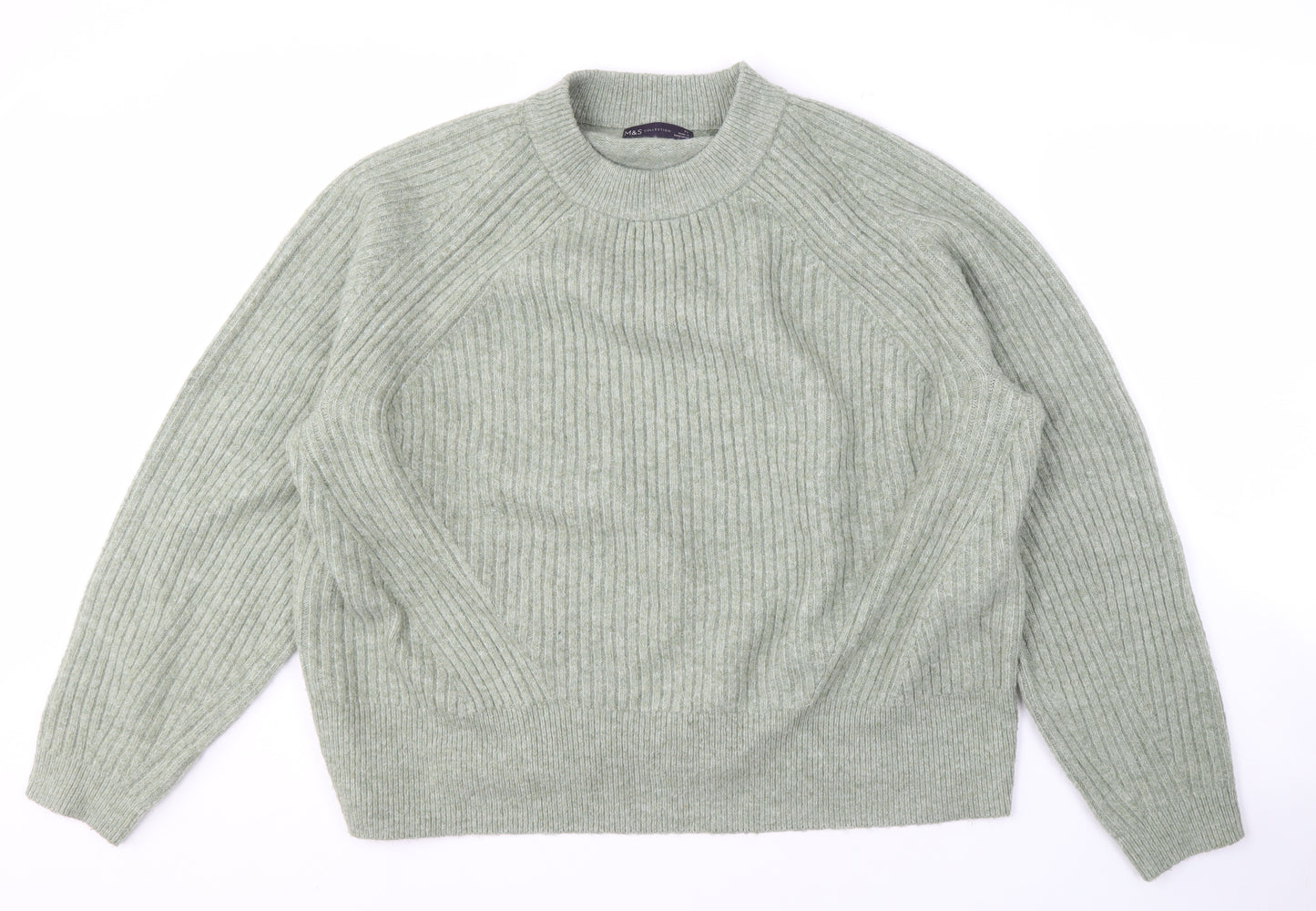 Marks and Spencer Women's Green XL Pullover Jumper