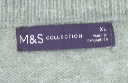 Marks and Spencer Women's Green XL Pullover Jumper