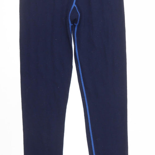 Mountain Warehouse Boys Blue Merino Wool Leggings Size 13Y