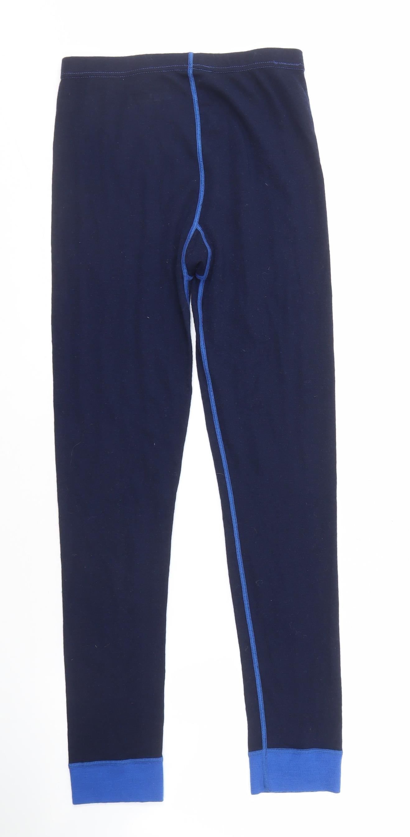 Mountain Warehouse Boys Blue Merino Wool Leggings Size 13Y
