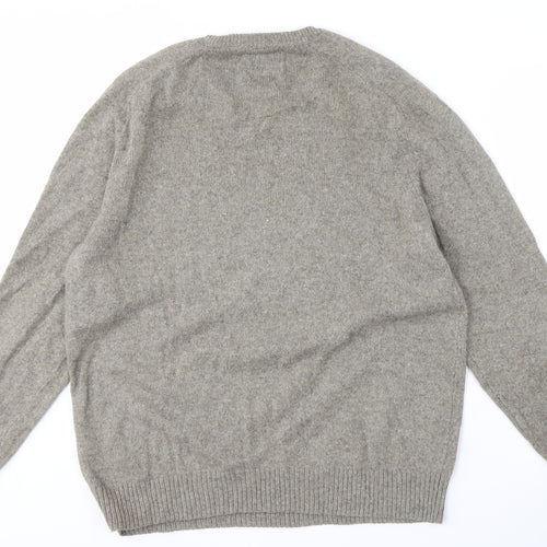 American Eagle Men's Grey XL Pullover Jumper