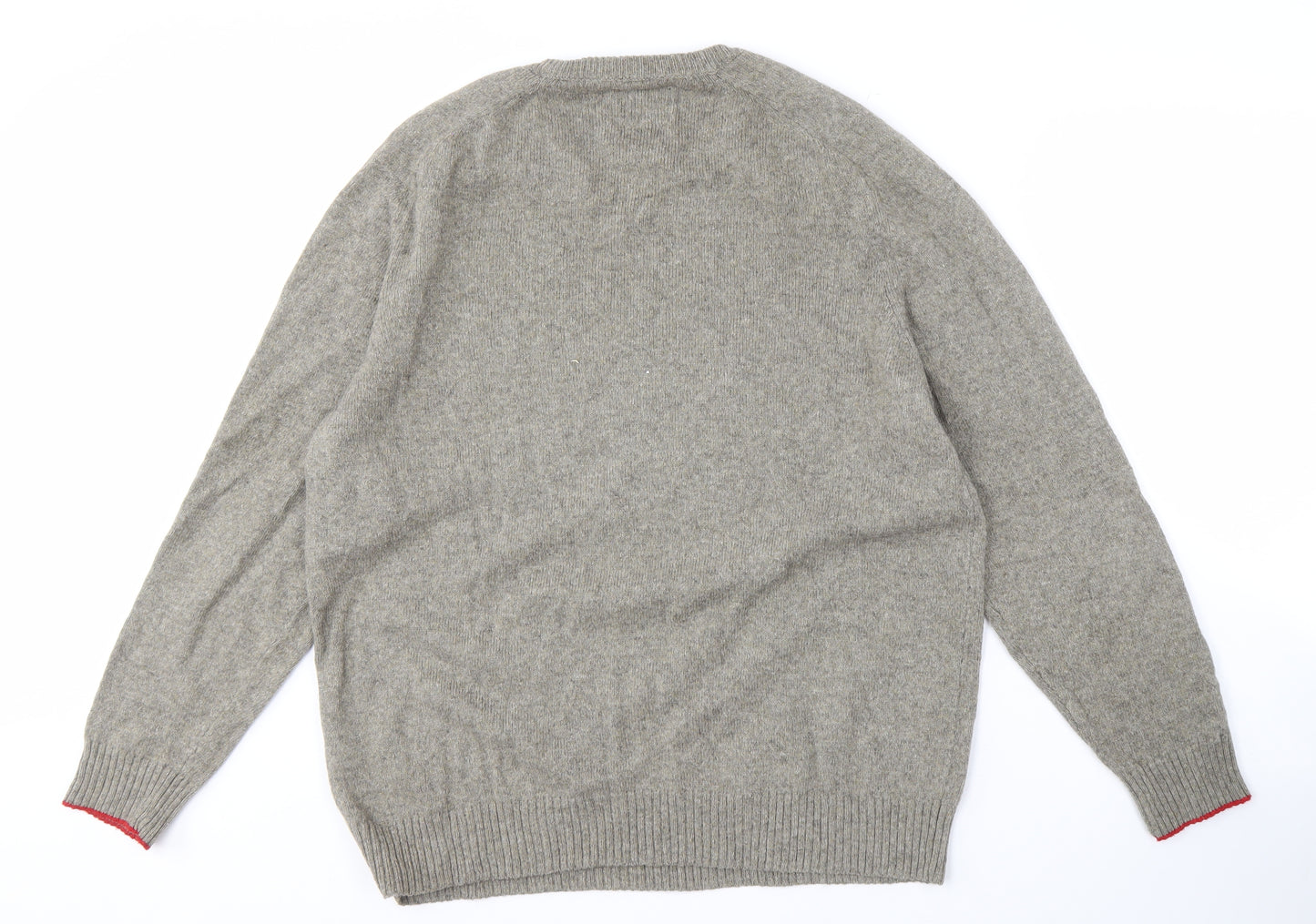 American Eagle Men's Grey XL Pullover Jumper