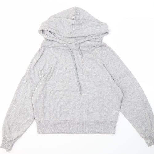 Boux Avenue Women Grey Hoodie Size M Pullover Style