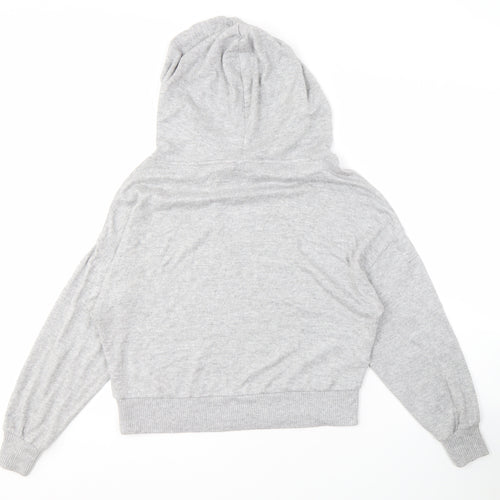 Boux Avenue Women Grey Hoodie Size M Pullover Style