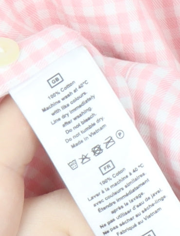 T.M.Lewin Men's Pink Slim Fit Check Shirt, 15.5