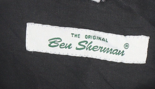 Ben Sherman Men's Black 4XL Short Sleeve Shirt