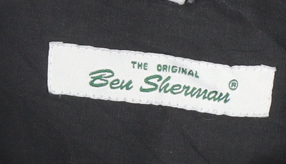 Ben Sherman Men's Black 4XL Short Sleeve Shirt