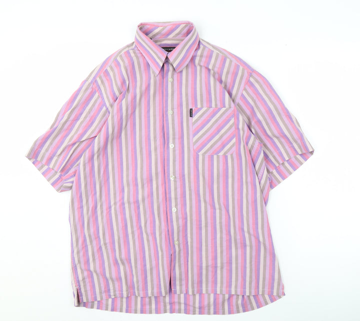 Pierre Cardin Men's Multicoloured Striped Shirt