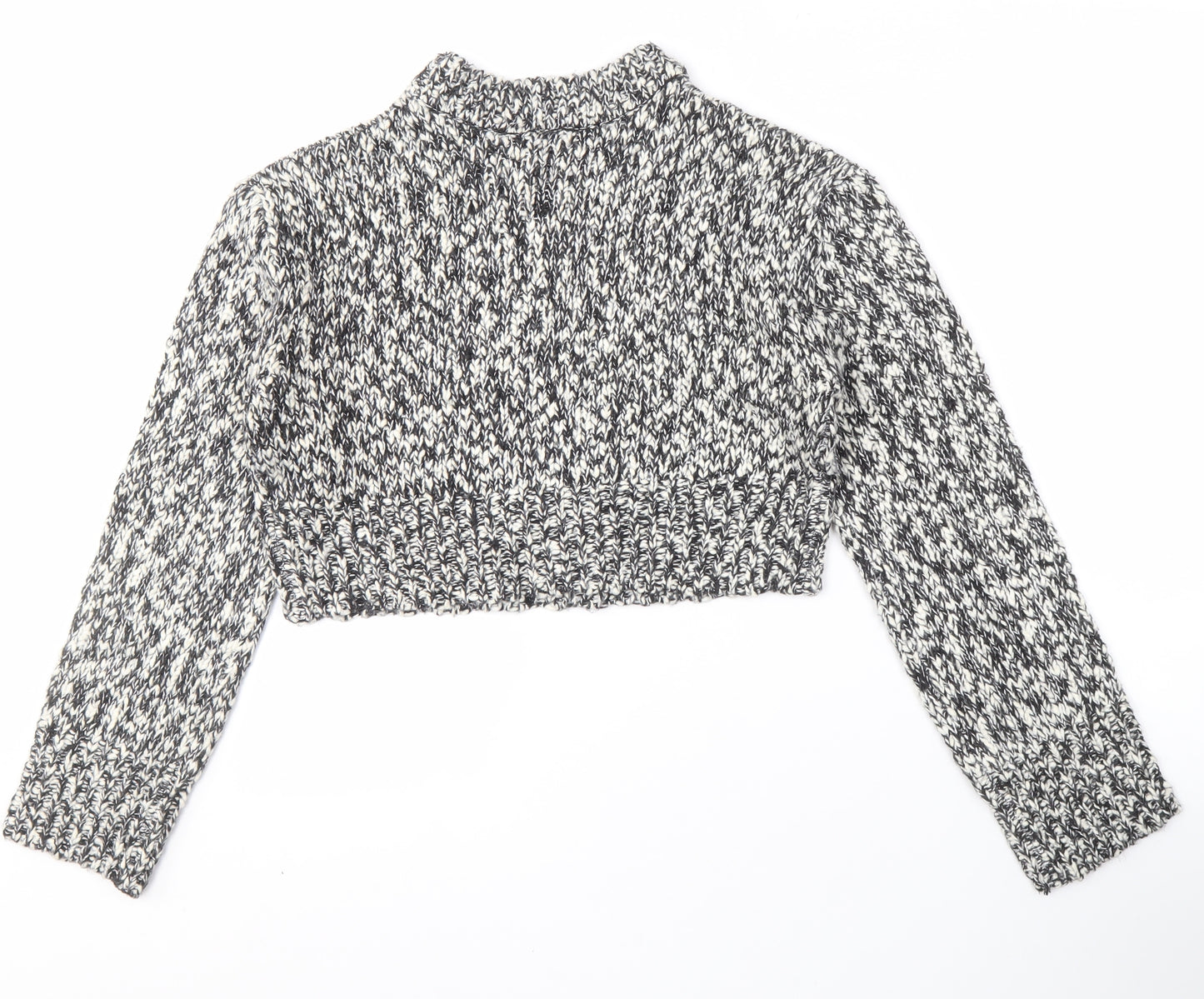 Threadbare Women's Multicoloured Chunky-Knit Jumper Size 10