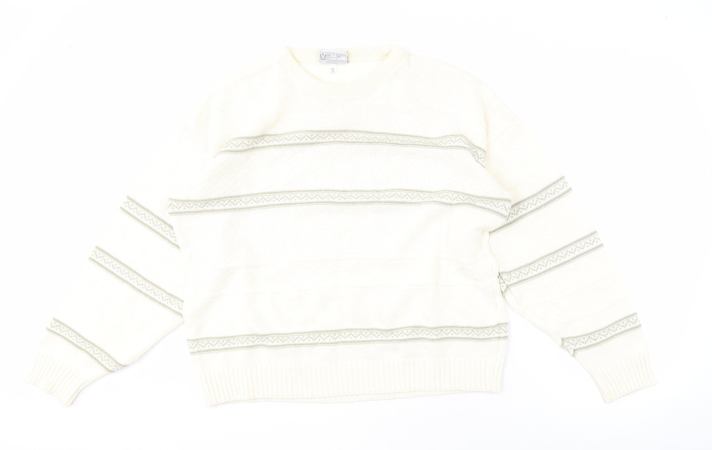 Greenwoods Men's Ivory XL Pullover Jumper