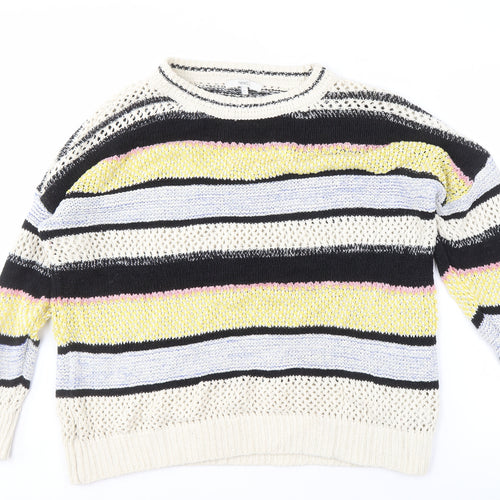 Next Women's Multicoloured XL Striped Knit Jumper