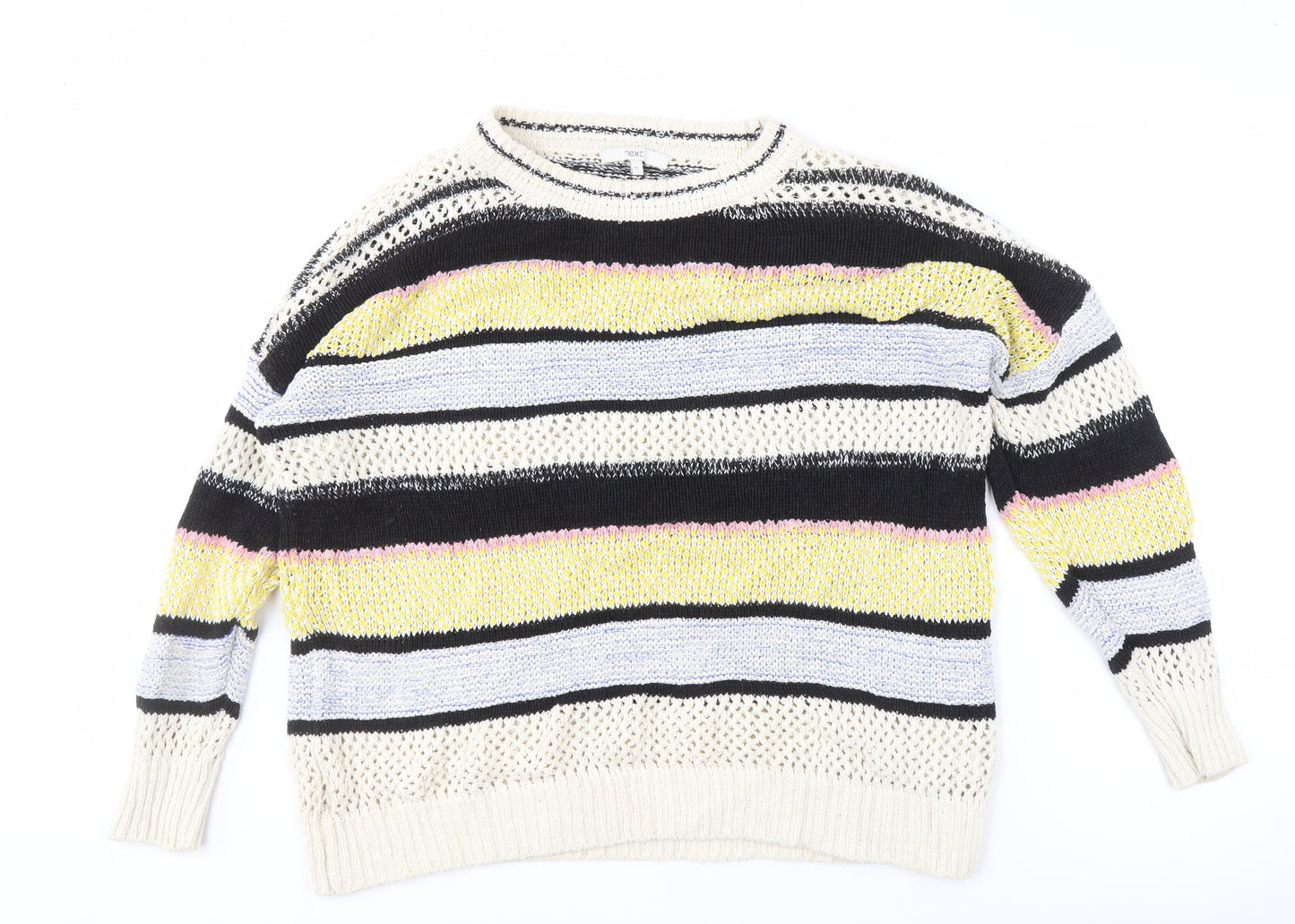 Next Women's Multicoloured XL Striped Knit Jumper