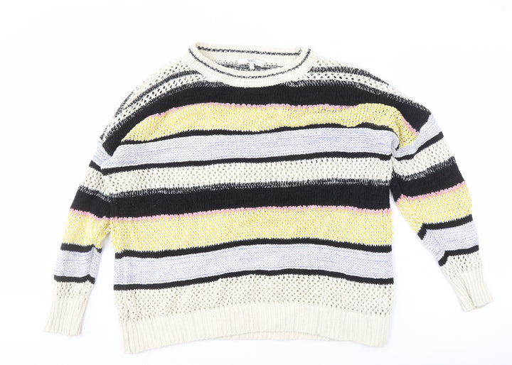 Next Women's Multicoloured XL Striped Knit Jumper