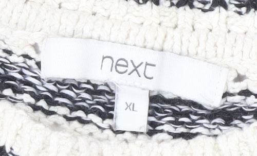 Next Women's Multicoloured XL Striped Knit Jumper