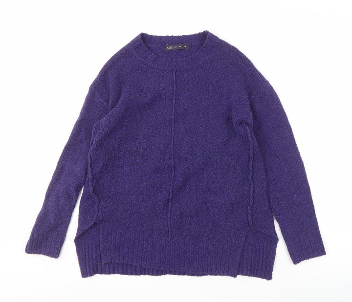 Marks and Spencer Women's Purple Pullover Jumper S