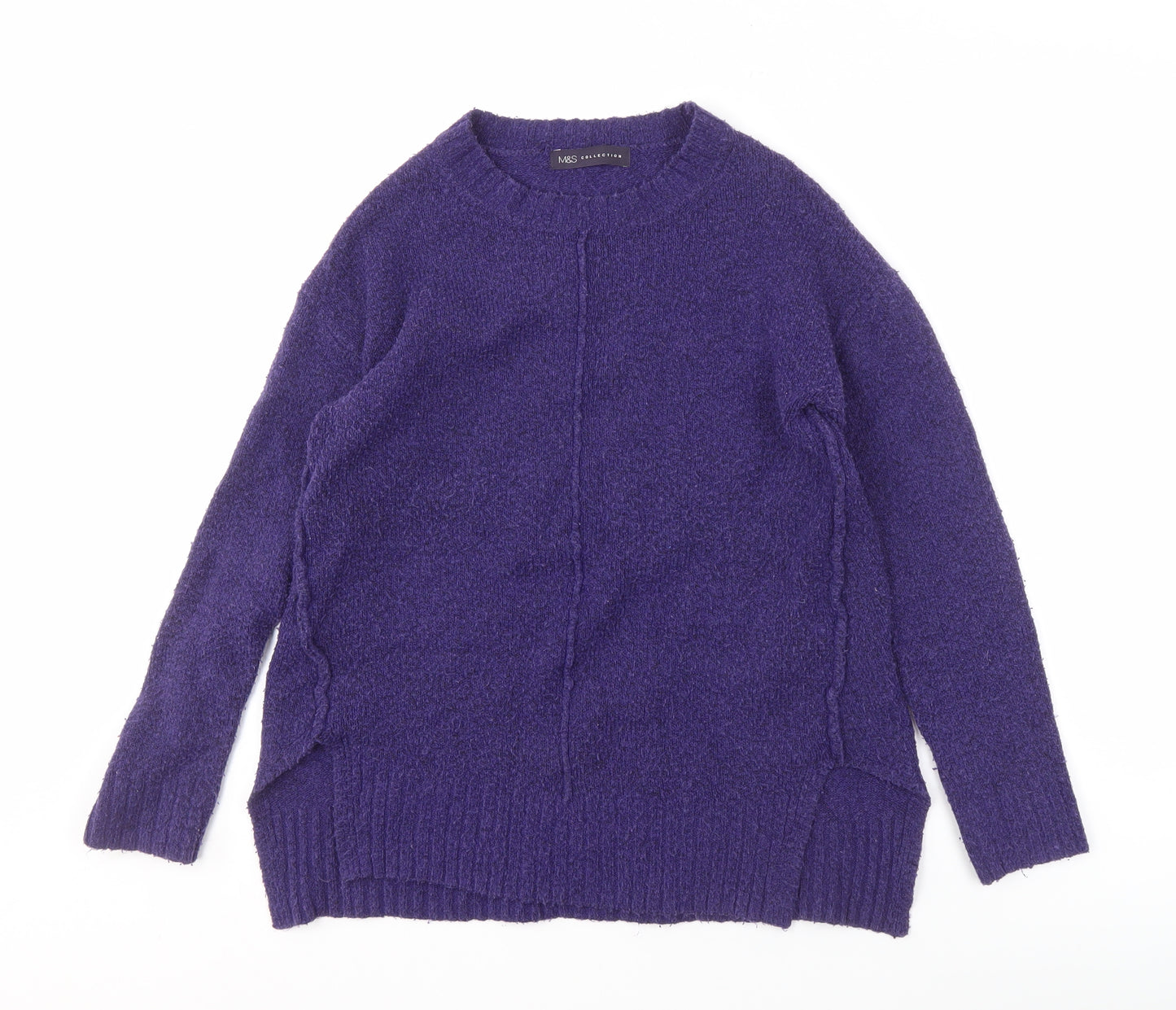 Marks and Spencer Women's Purple Pullover Jumper S