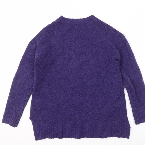 Marks and Spencer Women's Purple Pullover Jumper S
