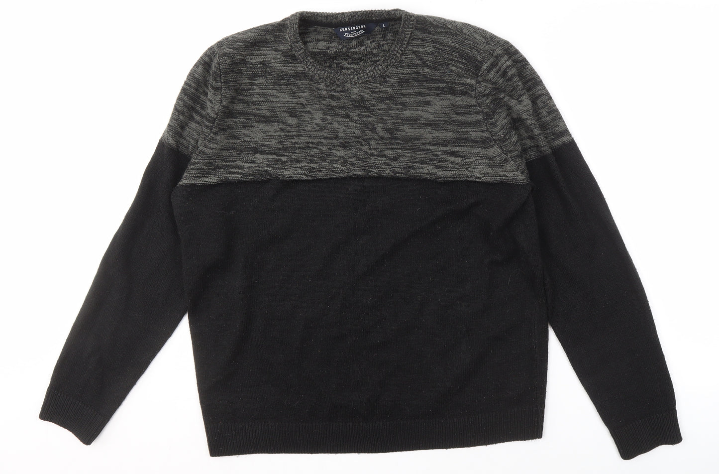 Kensington Eastside Men's Black Pullover Jumper Size L