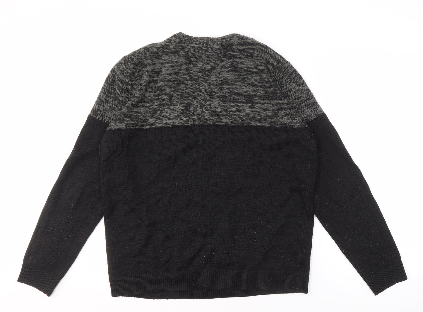 Kensington Eastside Men's Black Pullover Jumper Size L