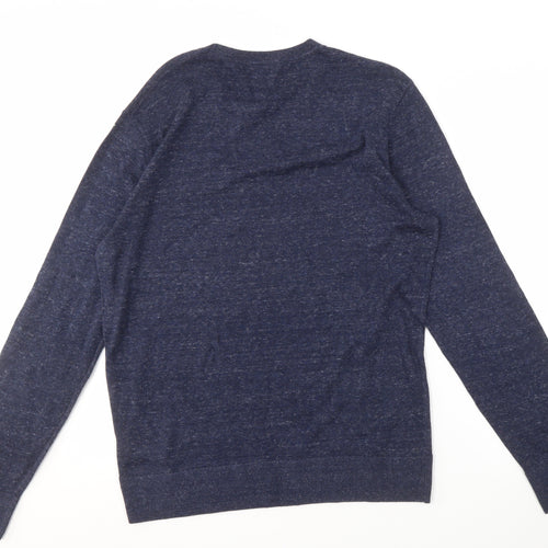 Gap Men's Blue Knit Pullover Jumper Size M