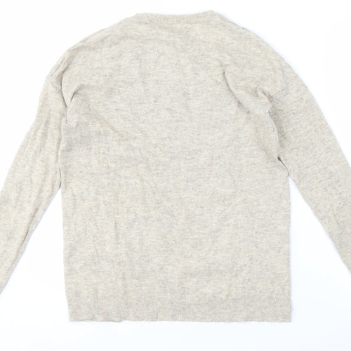 Cath Kidston Women's Beige XS Graphic Print Jumper