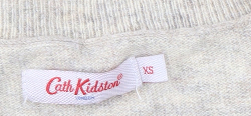 Cath Kidston Women's Beige XS Graphic Print Jumper