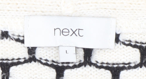 Next Women's Multicoloured L Open Front Cardigan