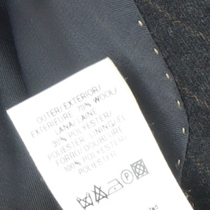 Topman Grey Men's Blazer 38 Regular Fit Striped Formal