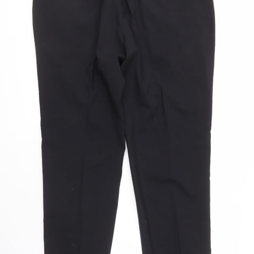 Moss 1851 Men's Black Trousers 40 Waist Wool Blend