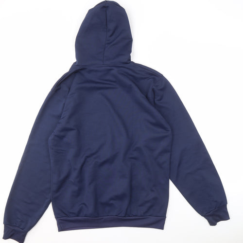 BRT Men's Blue Pullover Hoodie M - Sports Graphic