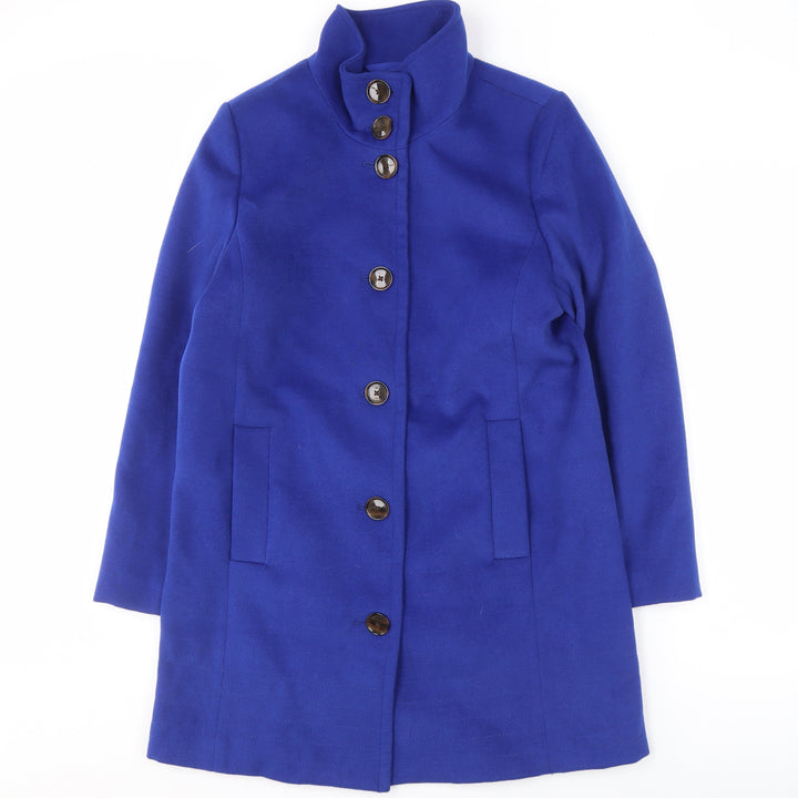 Lands' End Women's Blue Mid-Length Coat Size 12